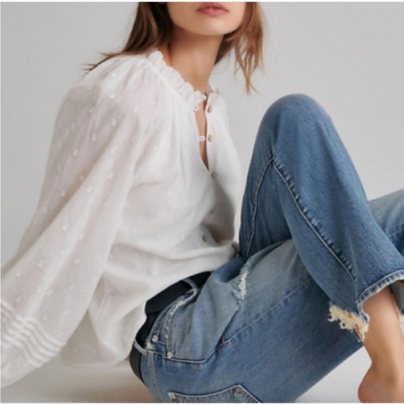 Cleobella Tops - Anthropologie Antonia Cleobella Balloon Sleeve Blouse